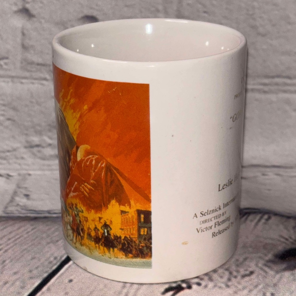 Vintage Gone With The Wind Coffee Mug Scarlett Rhett Turner Entertainment 1996 - Picture 4 of 6
